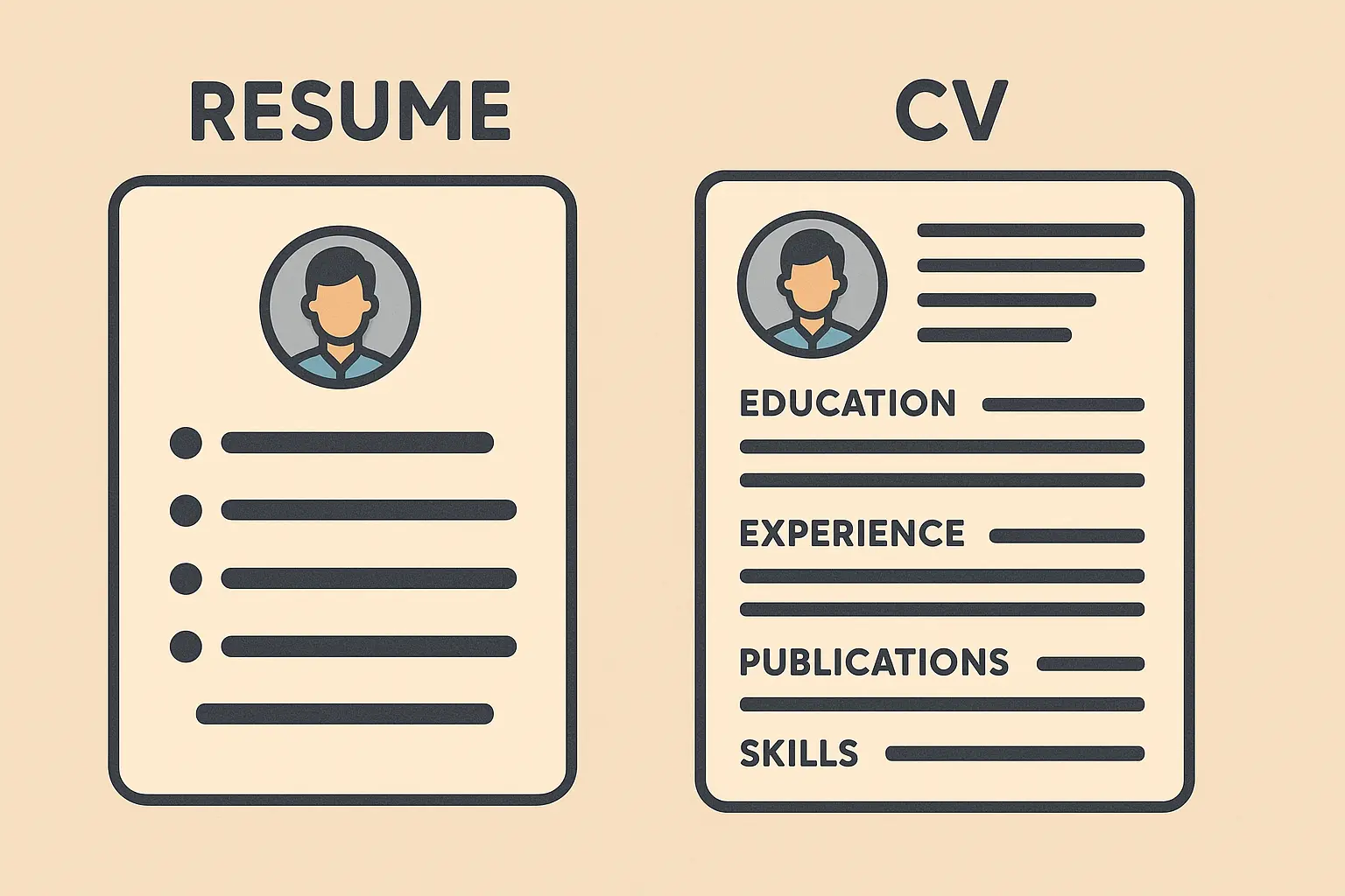 Understanding CV and resume differences