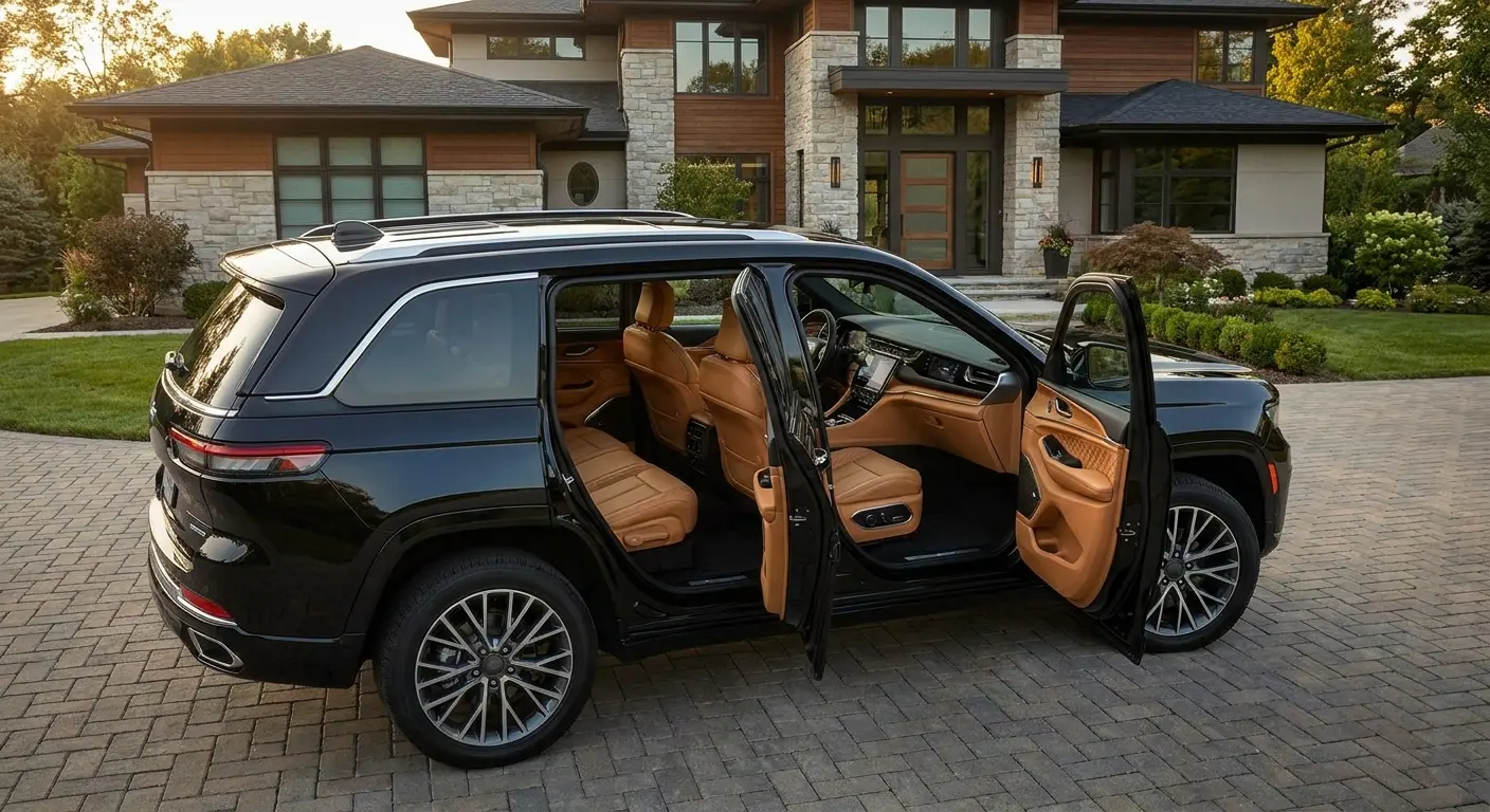 Jeep Grand Cherokee luxury interior