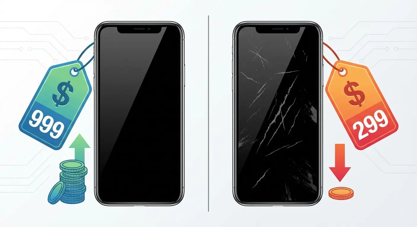 iPhone trade-in value comparison chart
