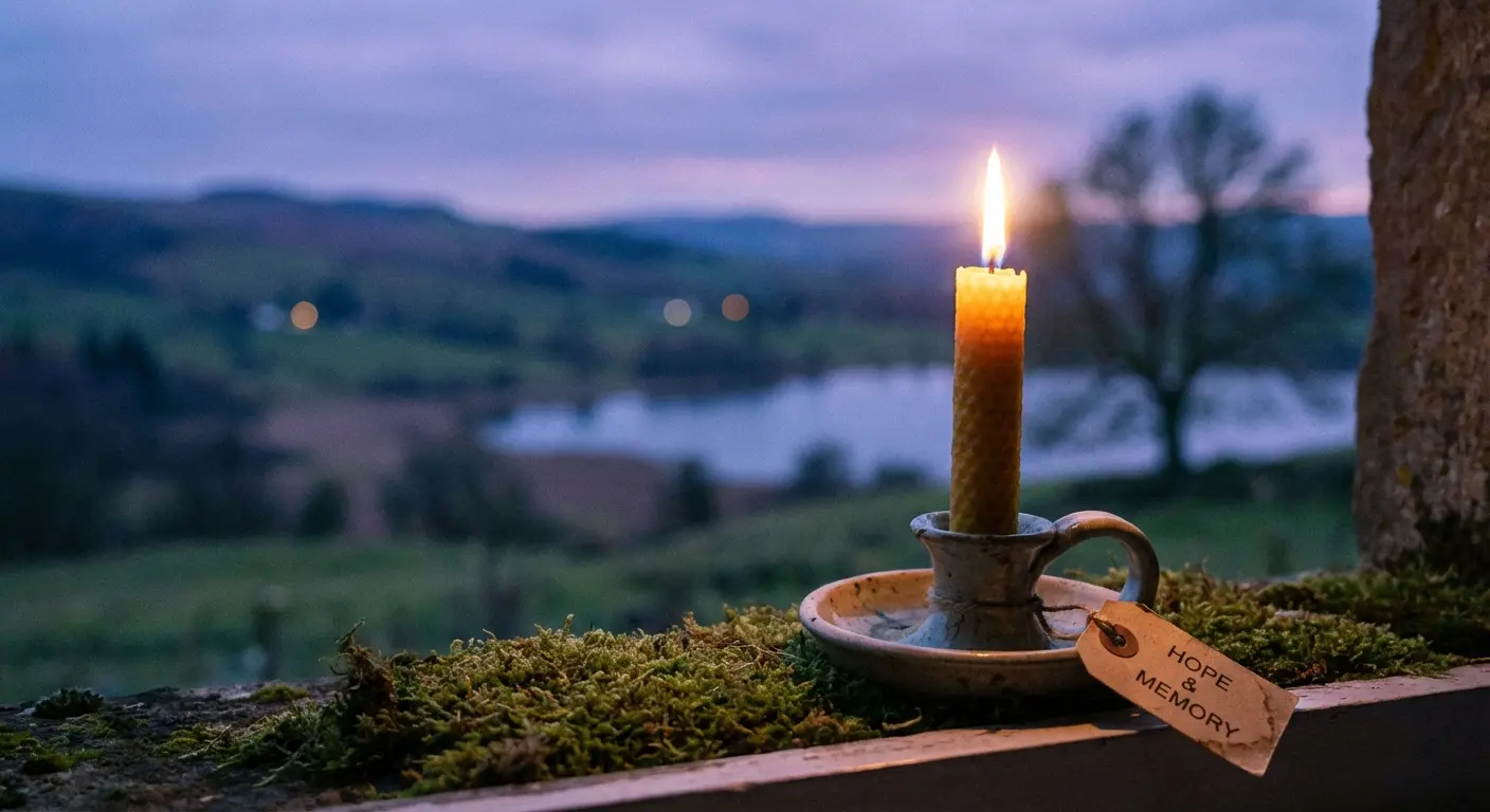 Family hugging grandmother