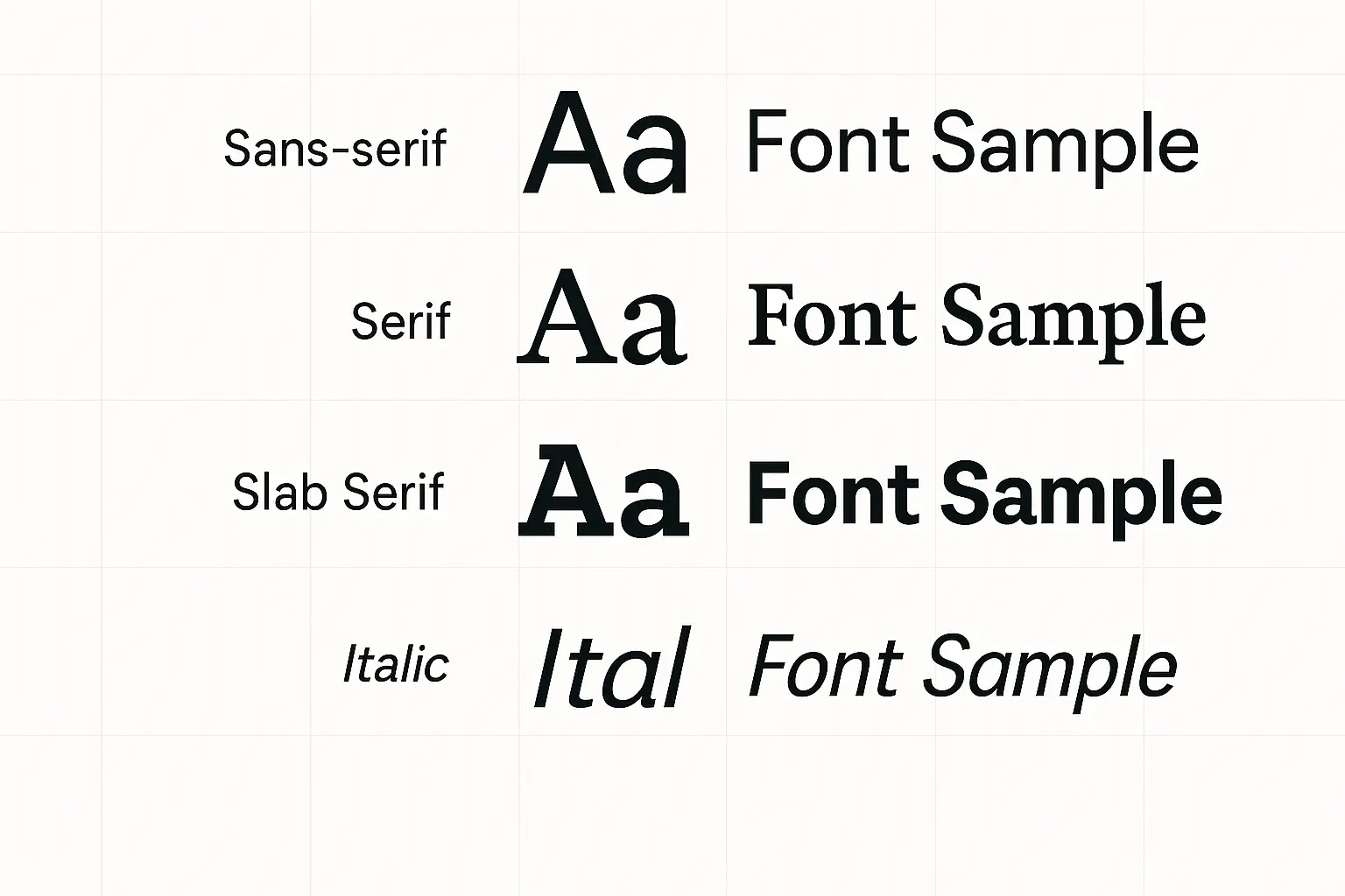 Clean and minimal font examples showing Tahoma and Verdana