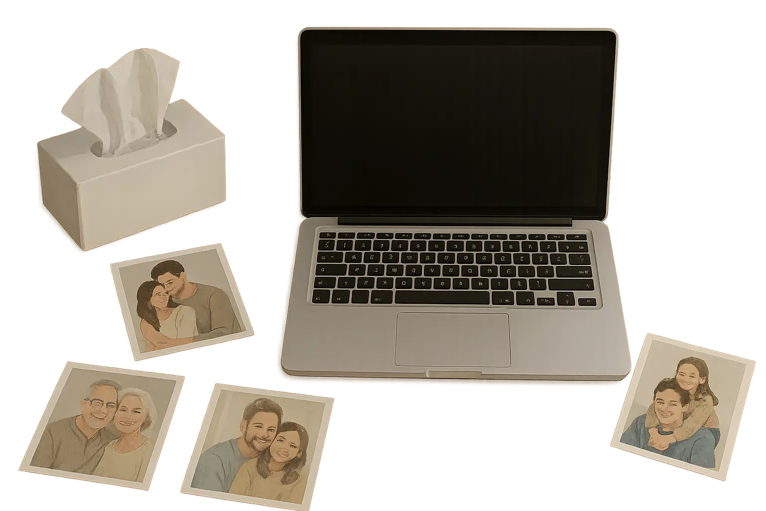 Woman writing eulogy for sister at desk