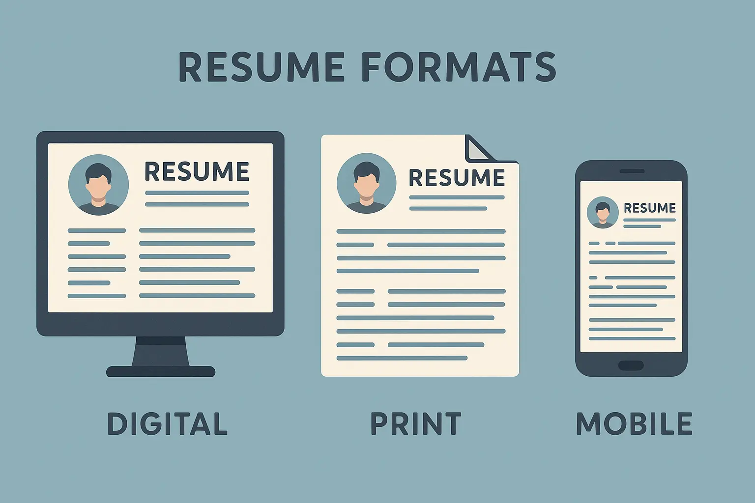 Different resume format versions