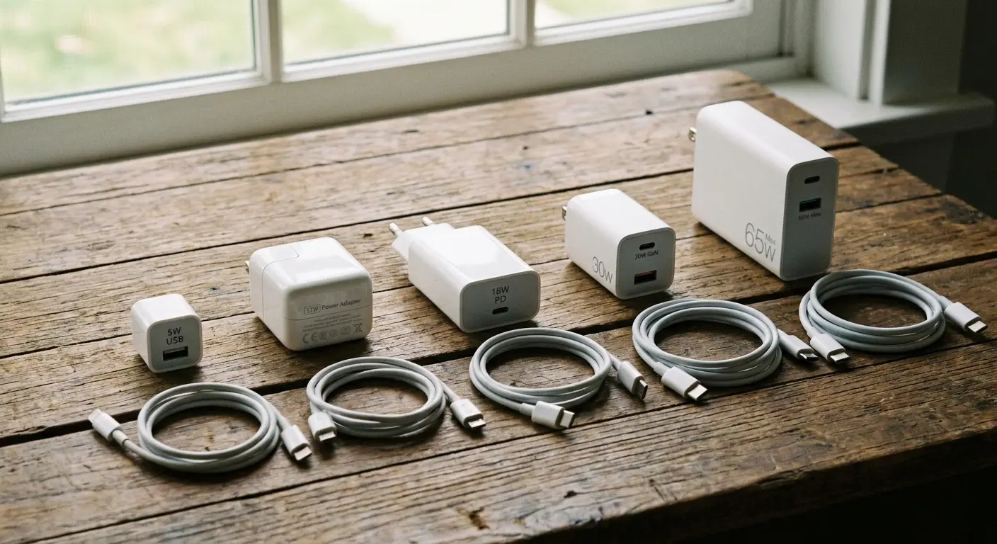 Old low-wattage phone charging adapter