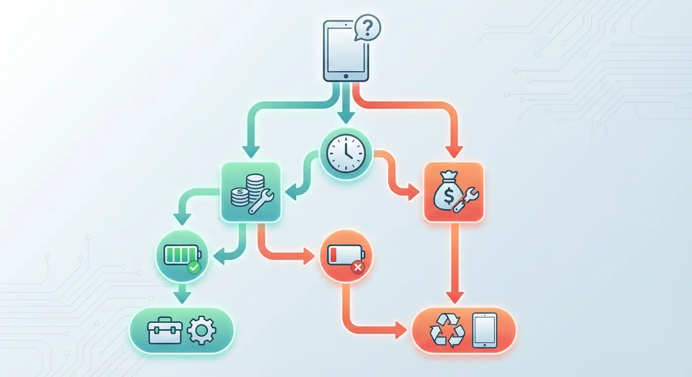 Phone repair versus replacement decision
