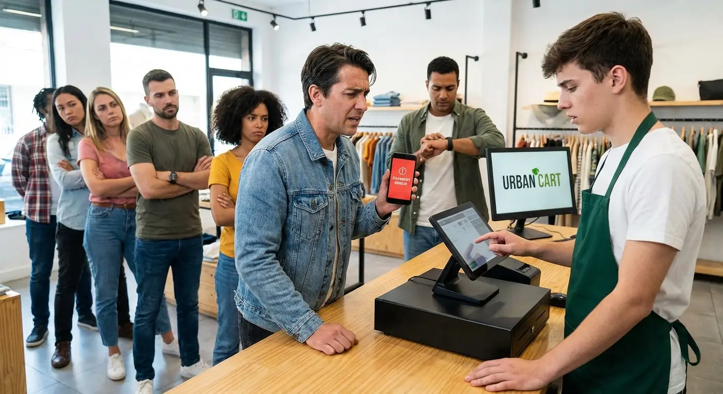 Phone displaying digital wallet payment screen