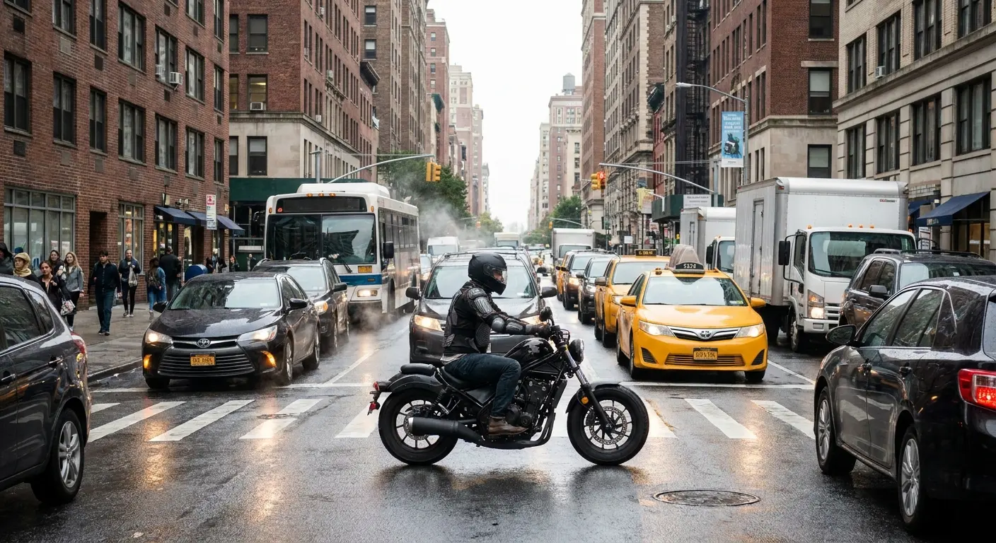 Honda Rebel 500 urban commuter