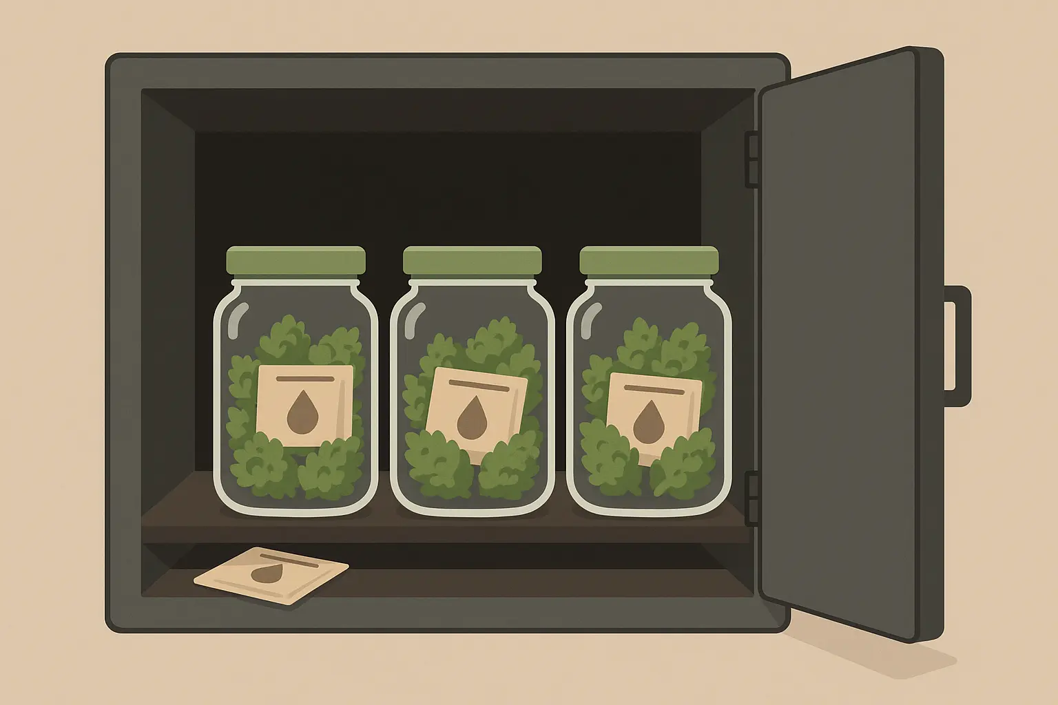 Proper cannabis storage containers and methods