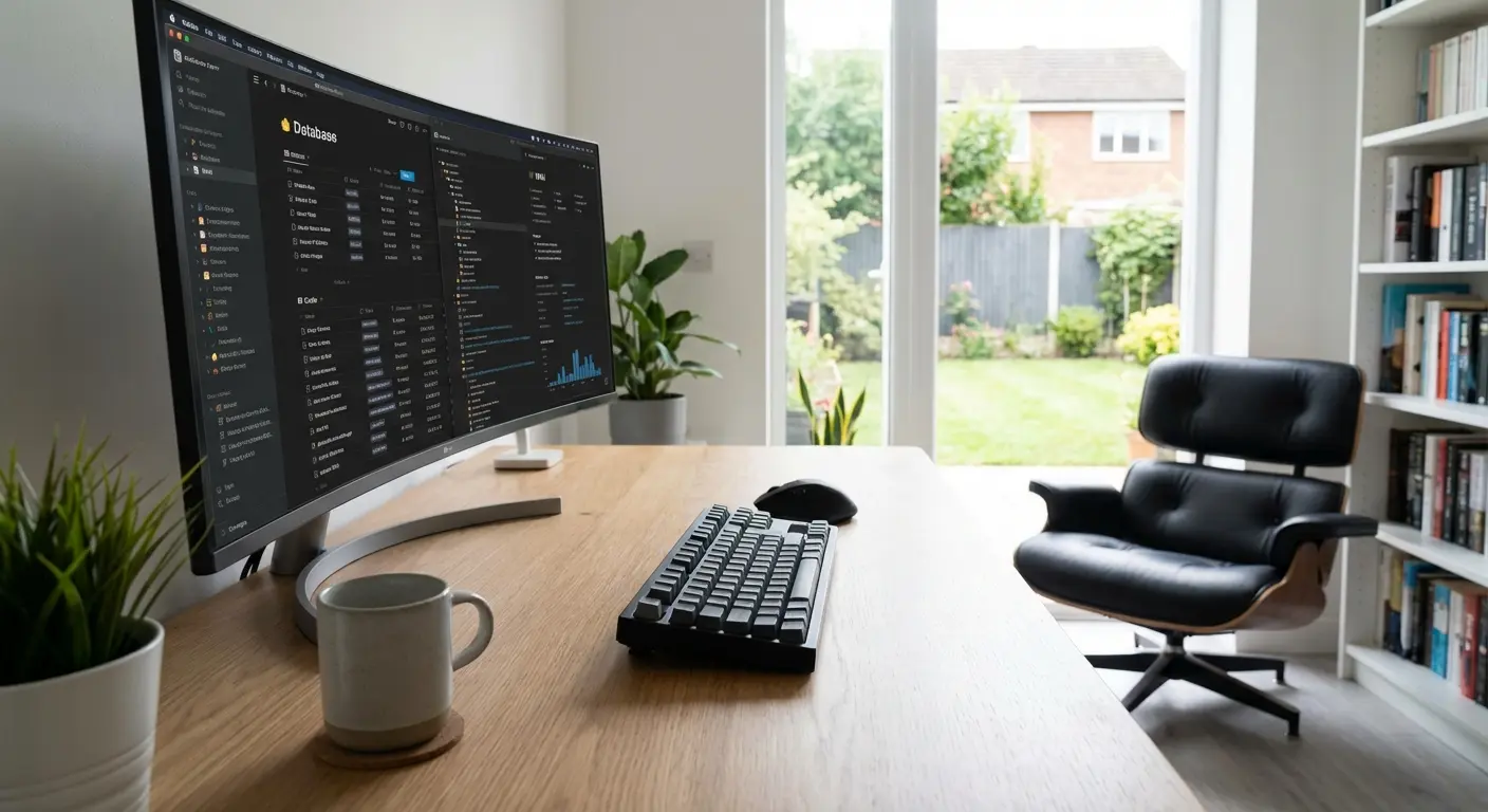 Notion workspace dashboard for knowledge management