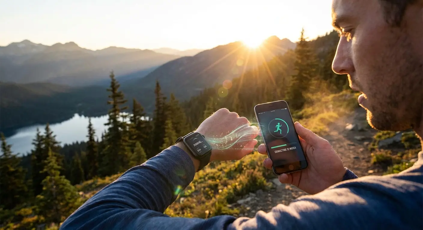 Strava app interface showing route tracking and performance stats