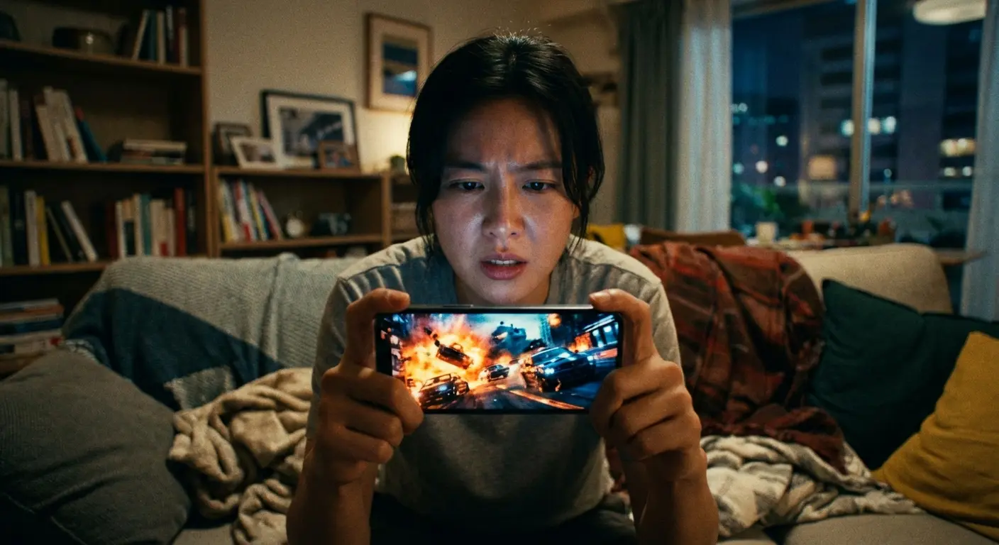 Smartphone displaying network backed streaming apps like Xumo and Sling