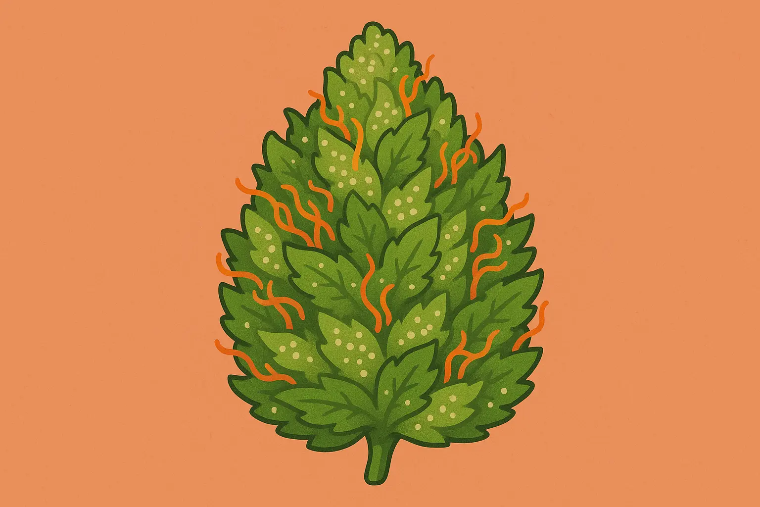 Strawberry Amnesia strain buds with trichomes