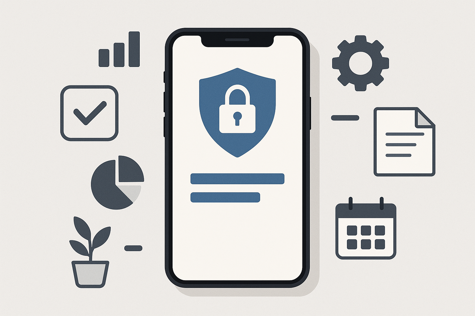 Samsung Galaxy phone in professional business environment