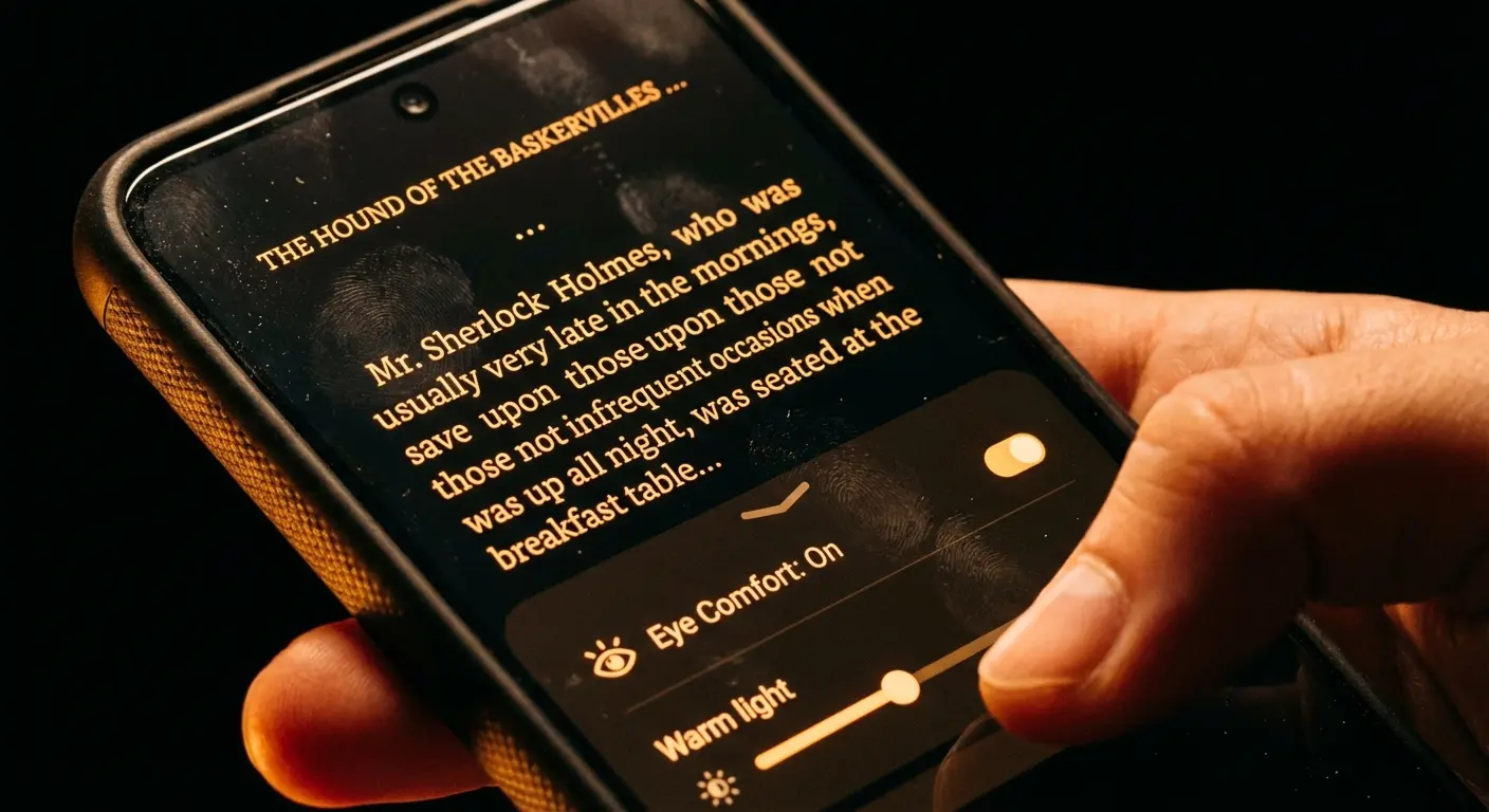 Customizable user interface settings for reading apps