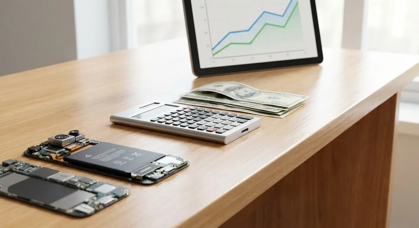 Phone screen repair cost comparison chart