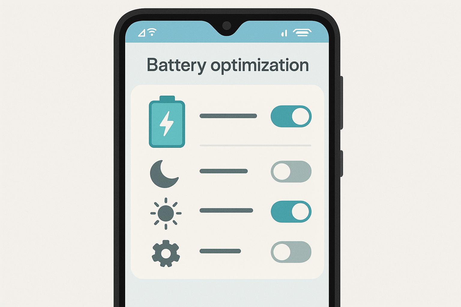 Samsung phone battery performance factors diagram
