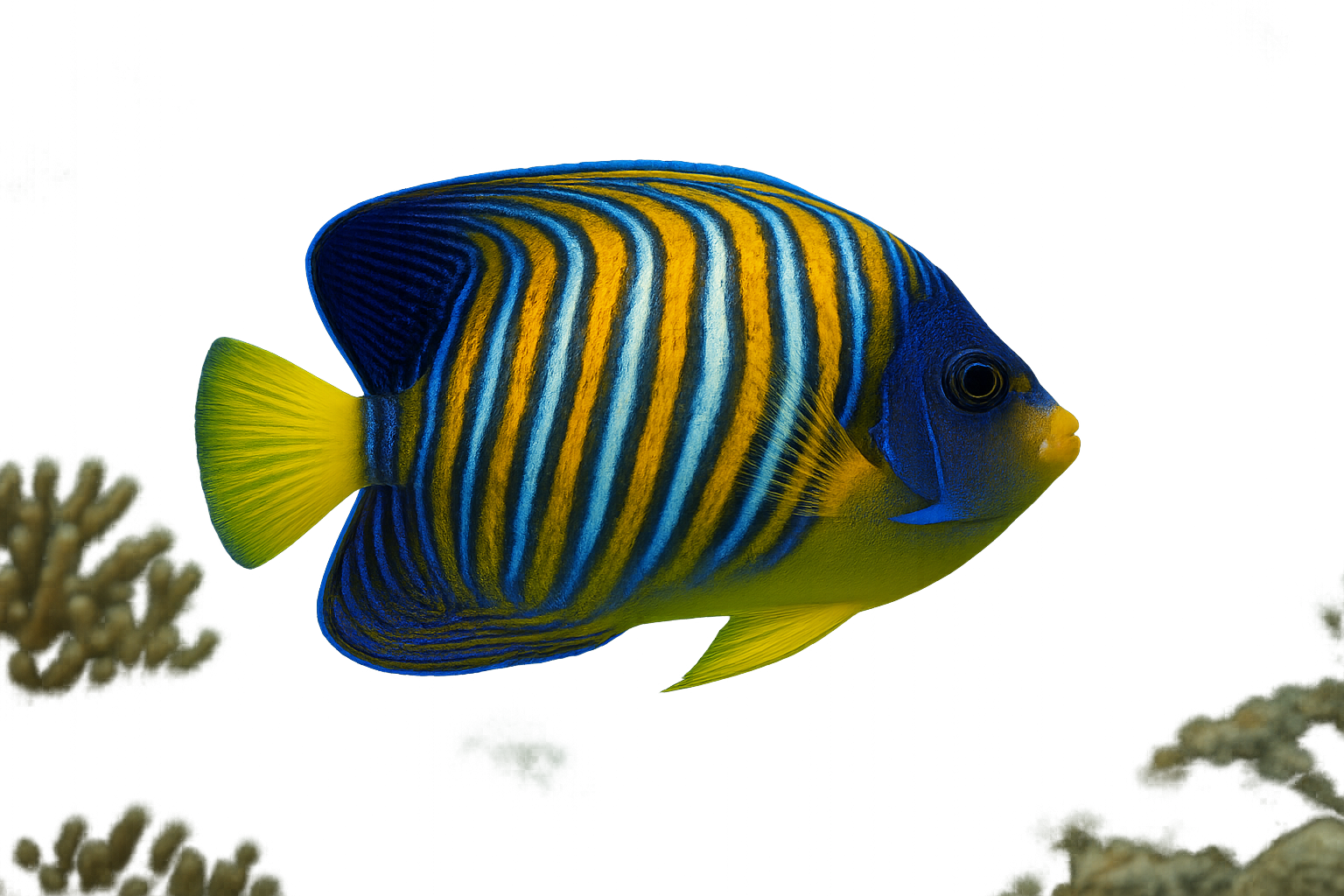 National Geographic quality fish photography showing exotic species in natural underwater habitat