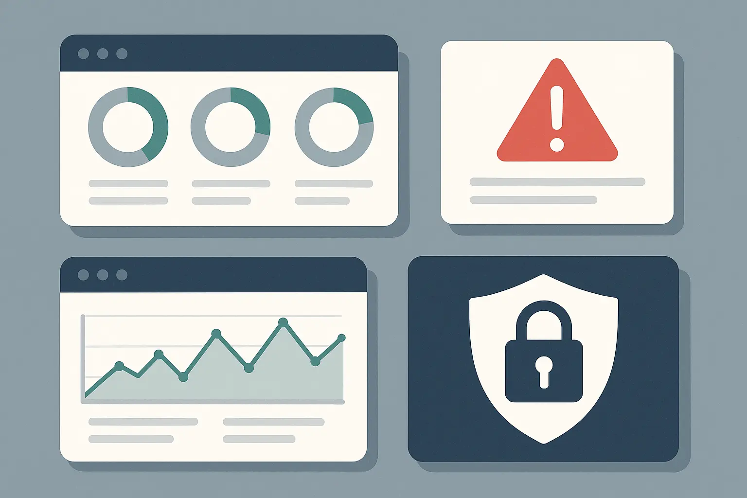 Long-term security monitoring dashboard