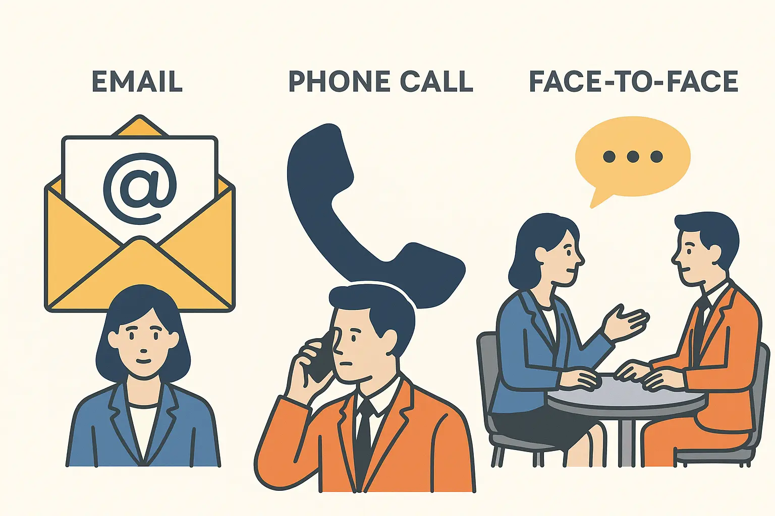 Professional communication methods for job offer rejection