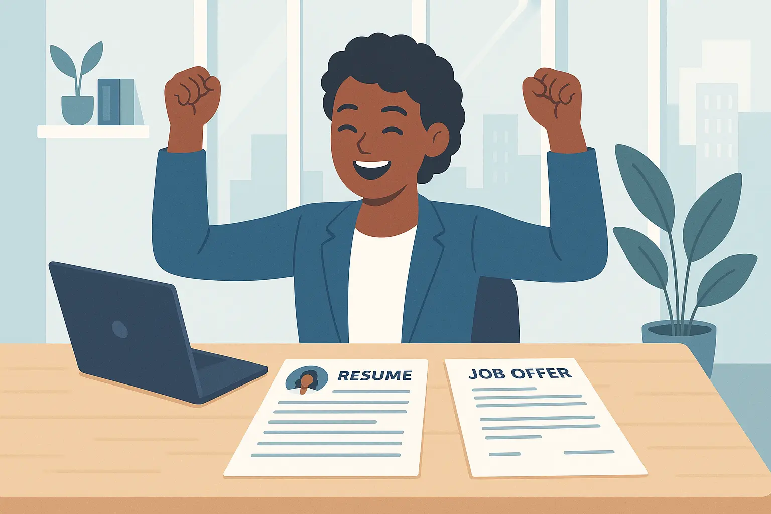 AI-powered resume builder interface