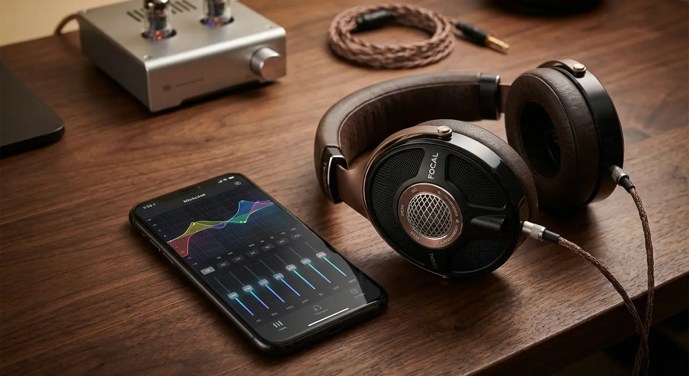 AIMP music player interface with equalizer settings
