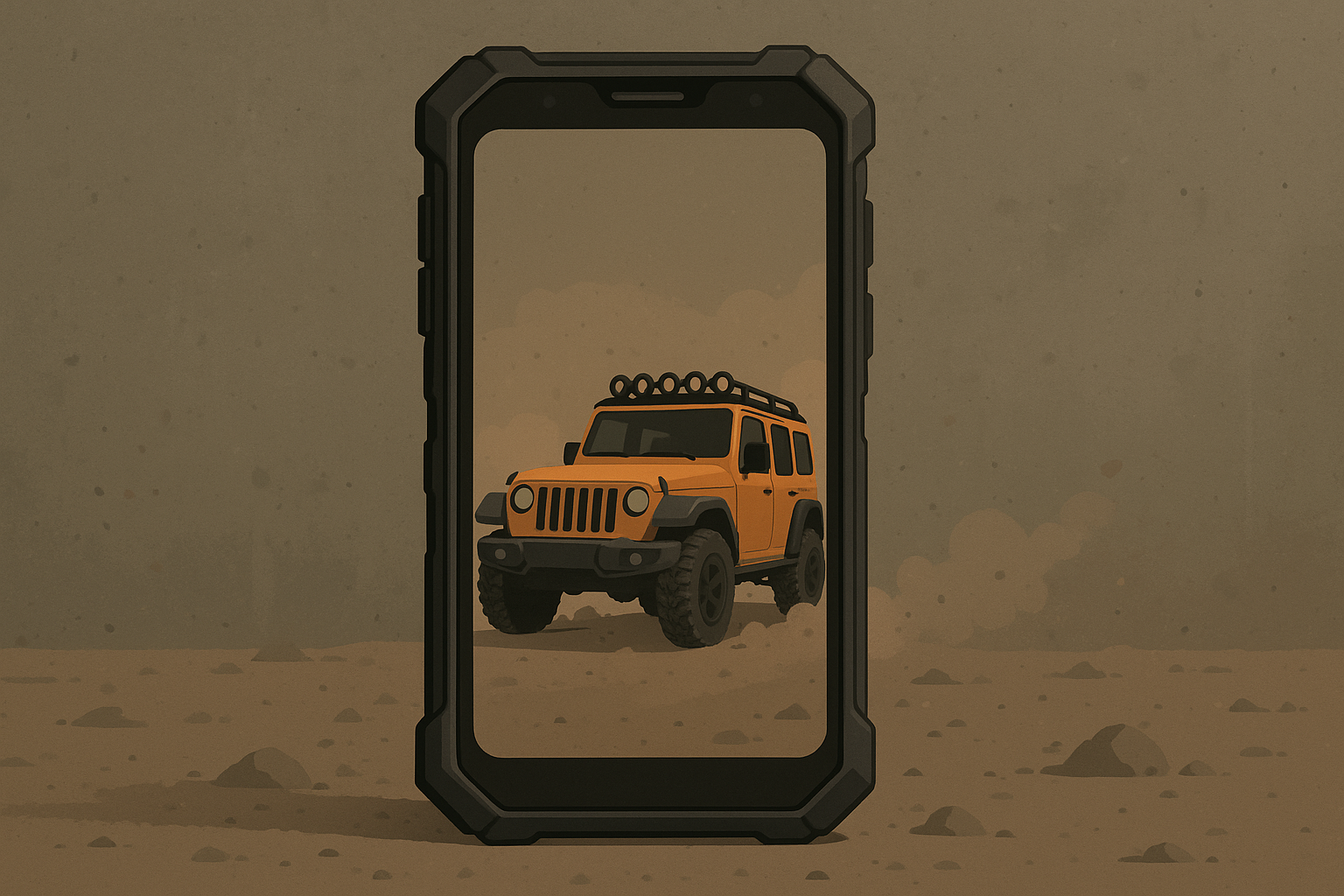 Rugged phones designed for automotive environments