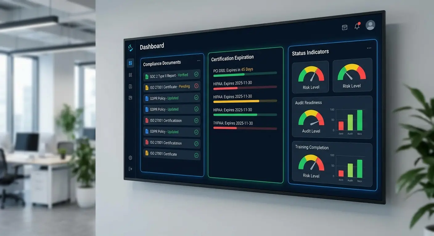 Automated compliance documentation collection workflow