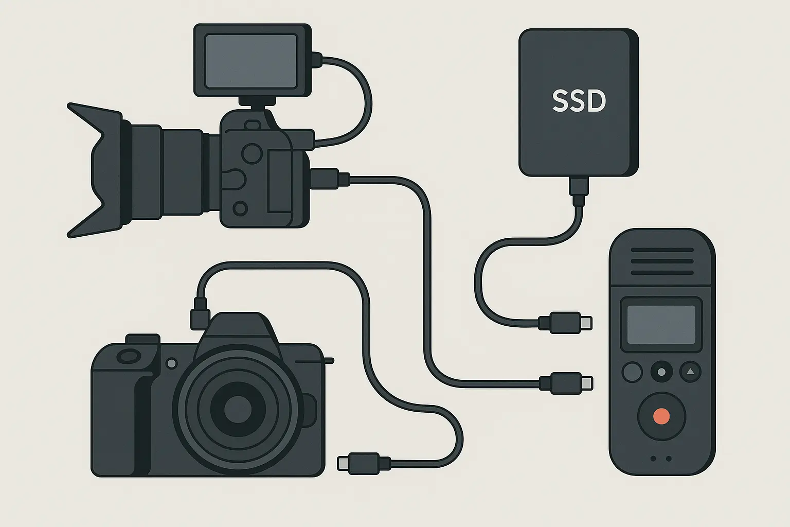 Professional data transfer workflow