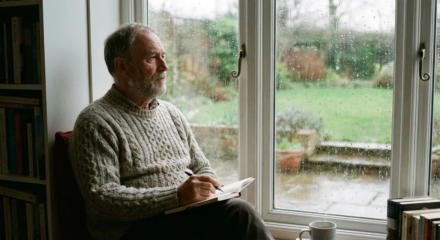 Thoughtful person considering different funeral quote options