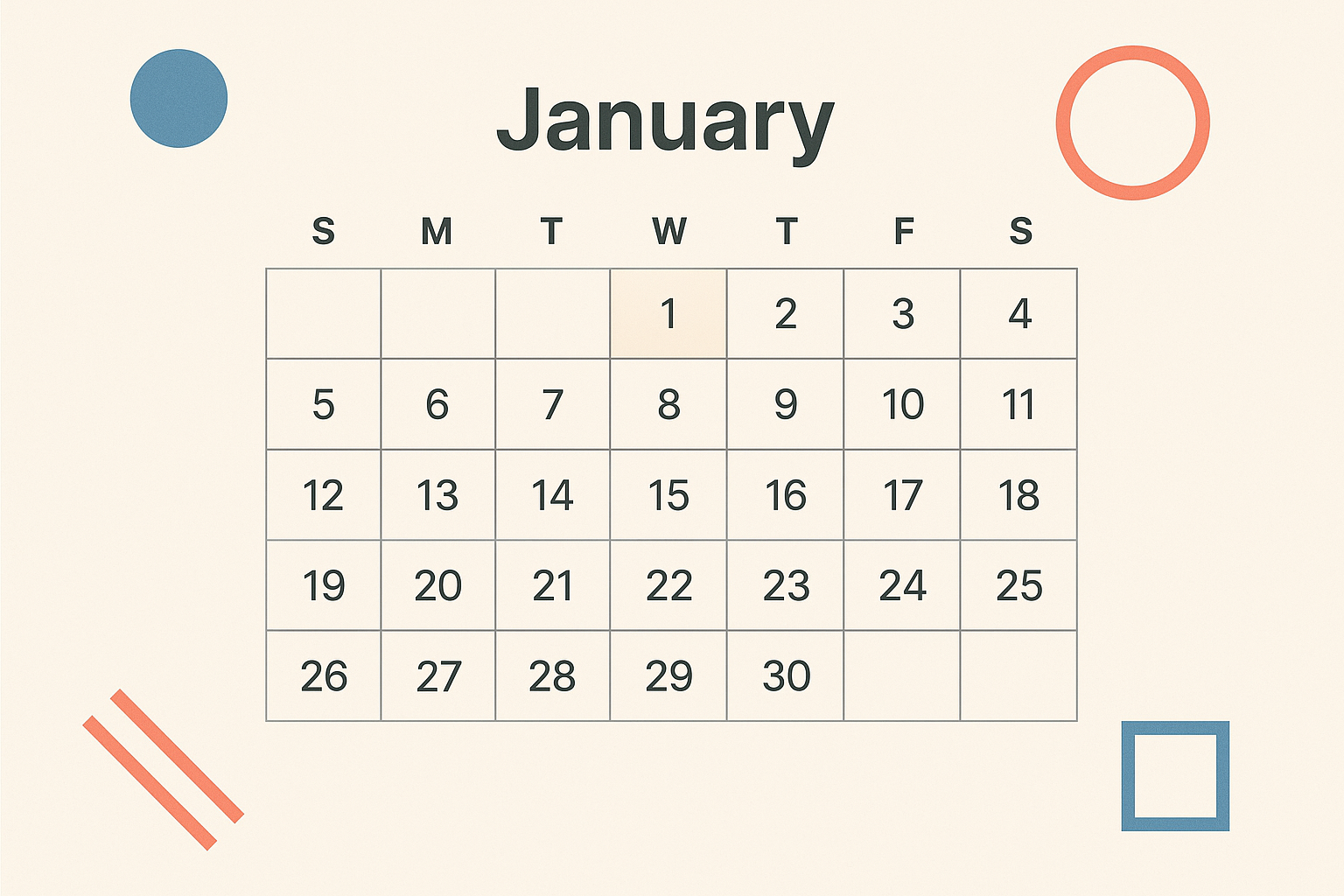 Motivational January wallpaper with 2025 goals typography