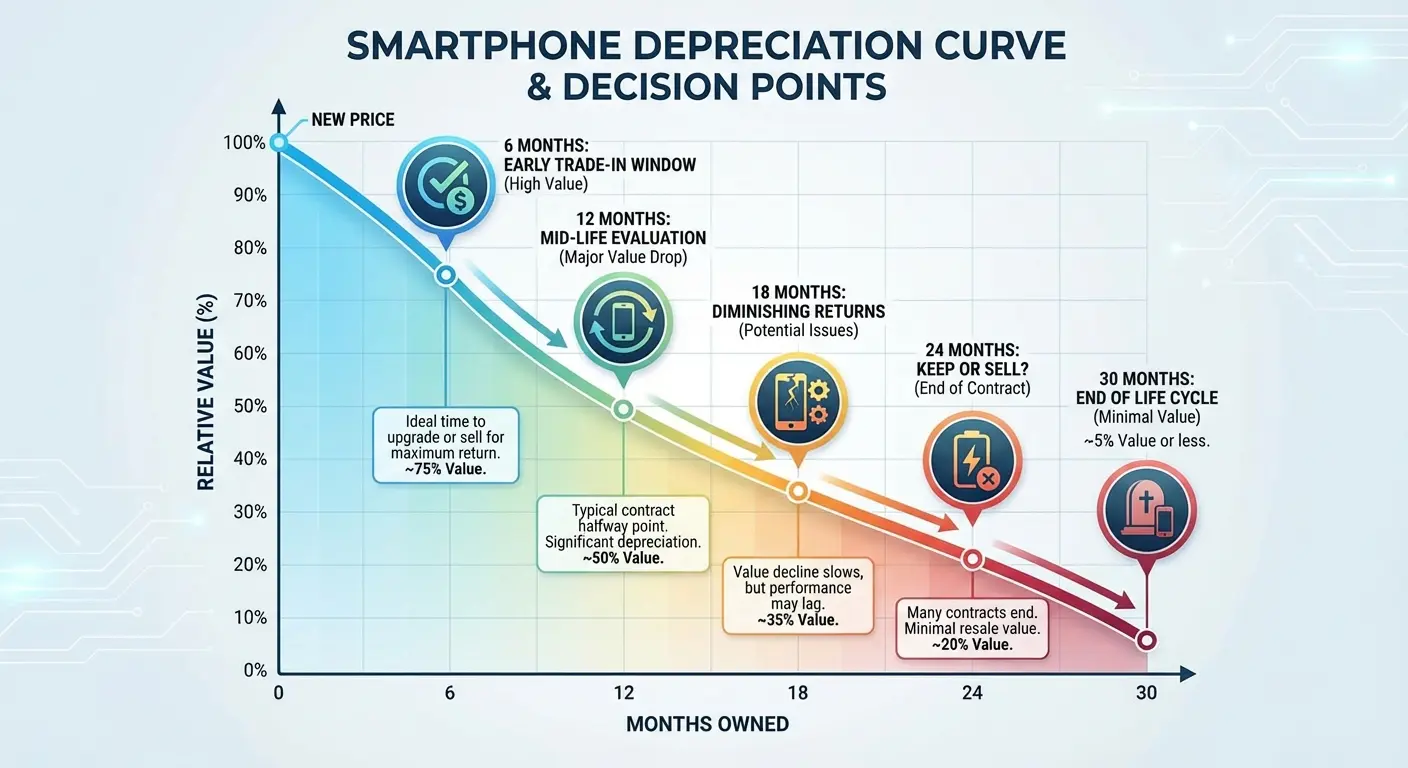 Phone depreciation value chart