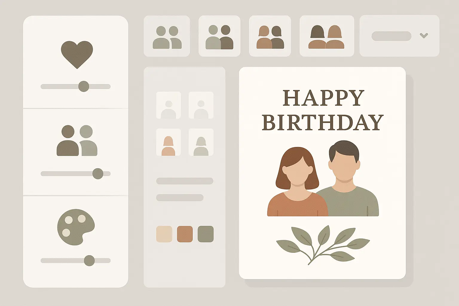 Customizing eulogy templates for different relationships