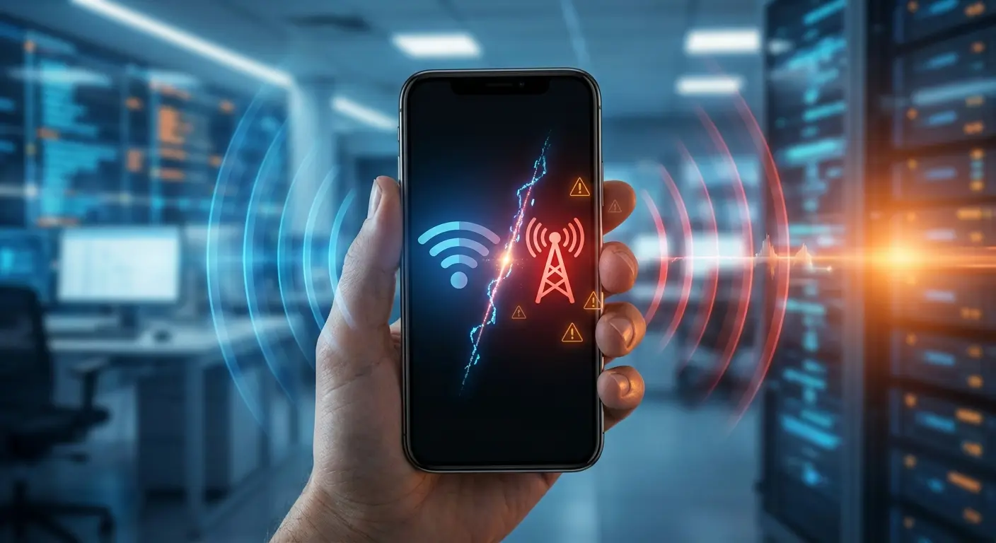 VPN kill switch testing on mobile device
