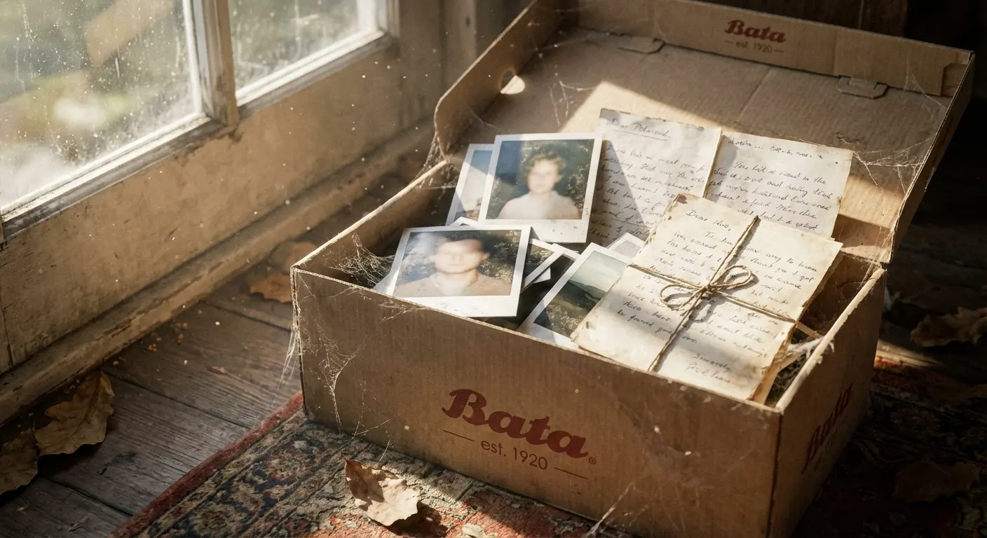 Looking at old photos of sisters