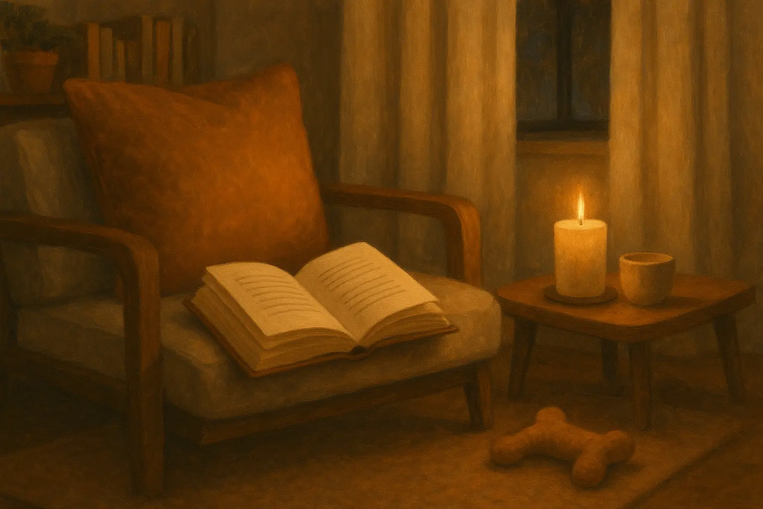 Dog memorial with flowers and photo