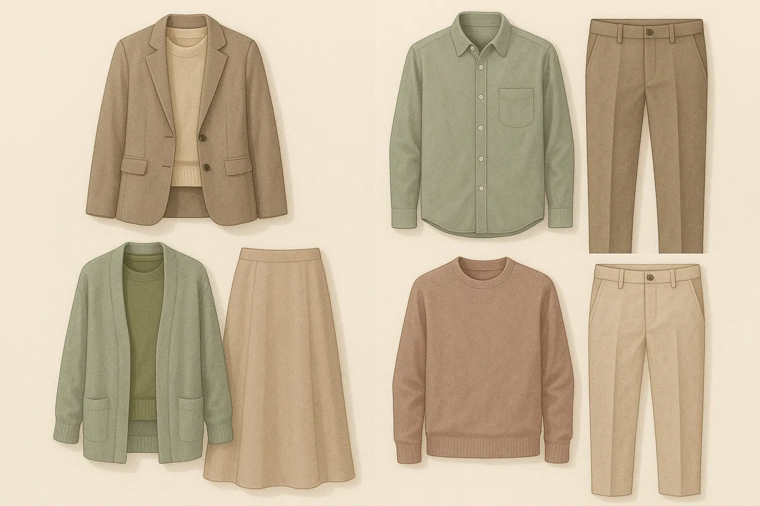 Color coordination and visual unity at celebration of life events