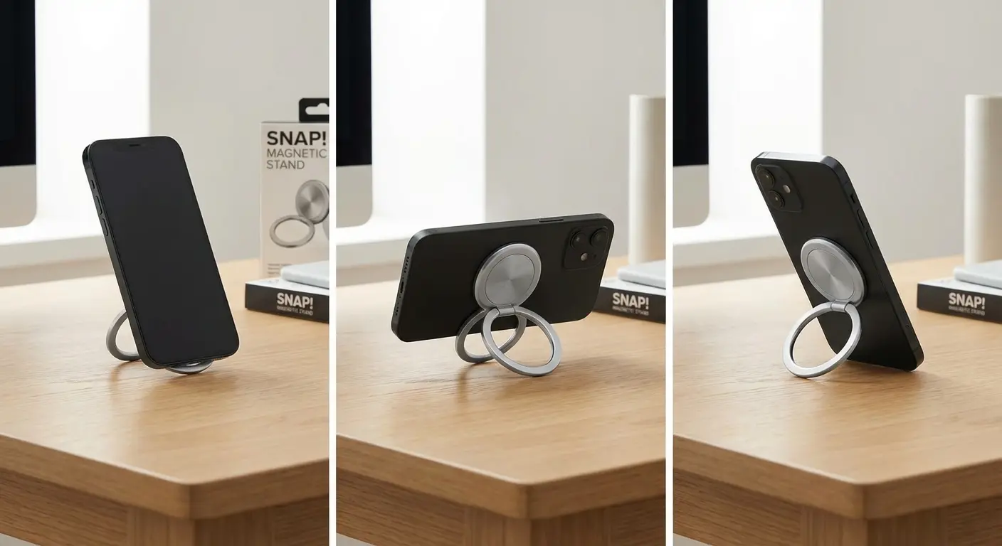 Rokform Magnetic Sport Ring with Stand in use