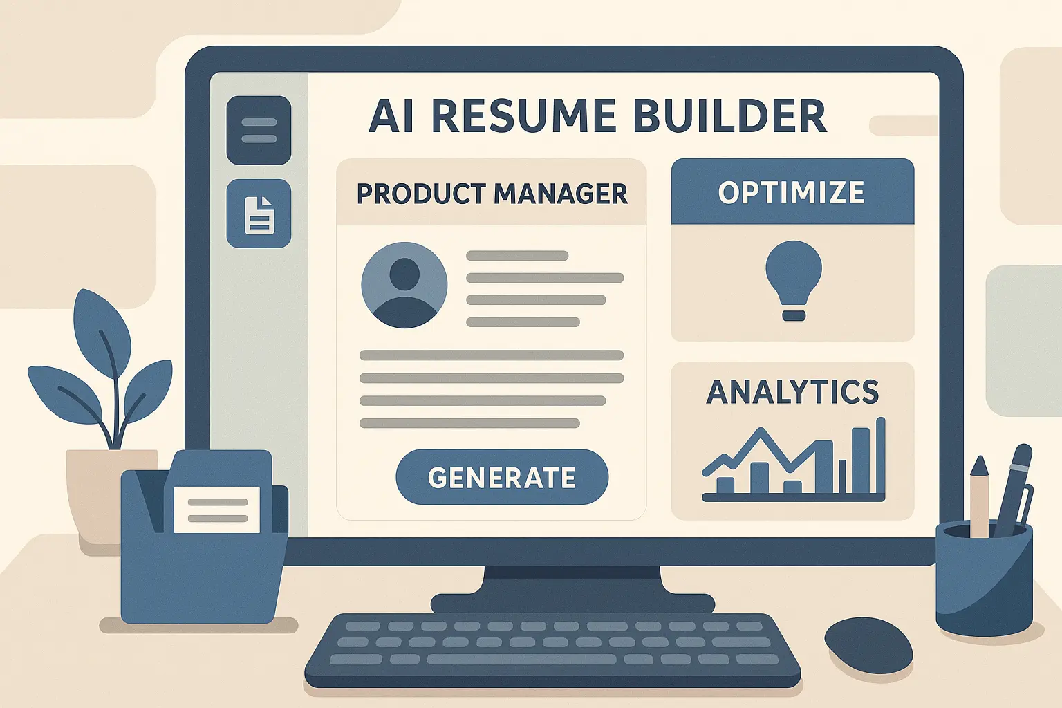 Resume Builder IQ product manager optimization