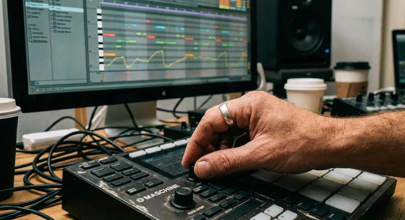 Digital Audio Workstation interface for production assistants