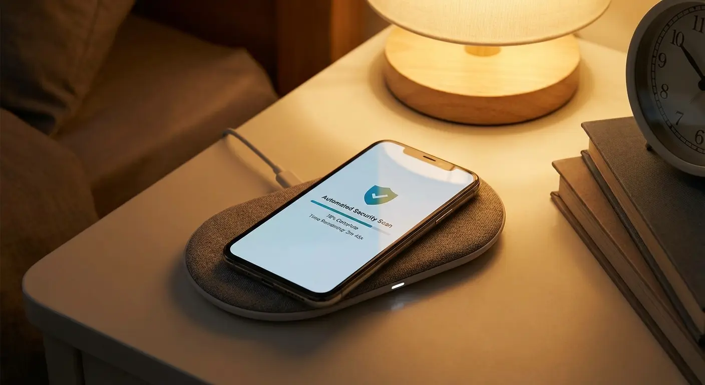 Automated phone security settings
