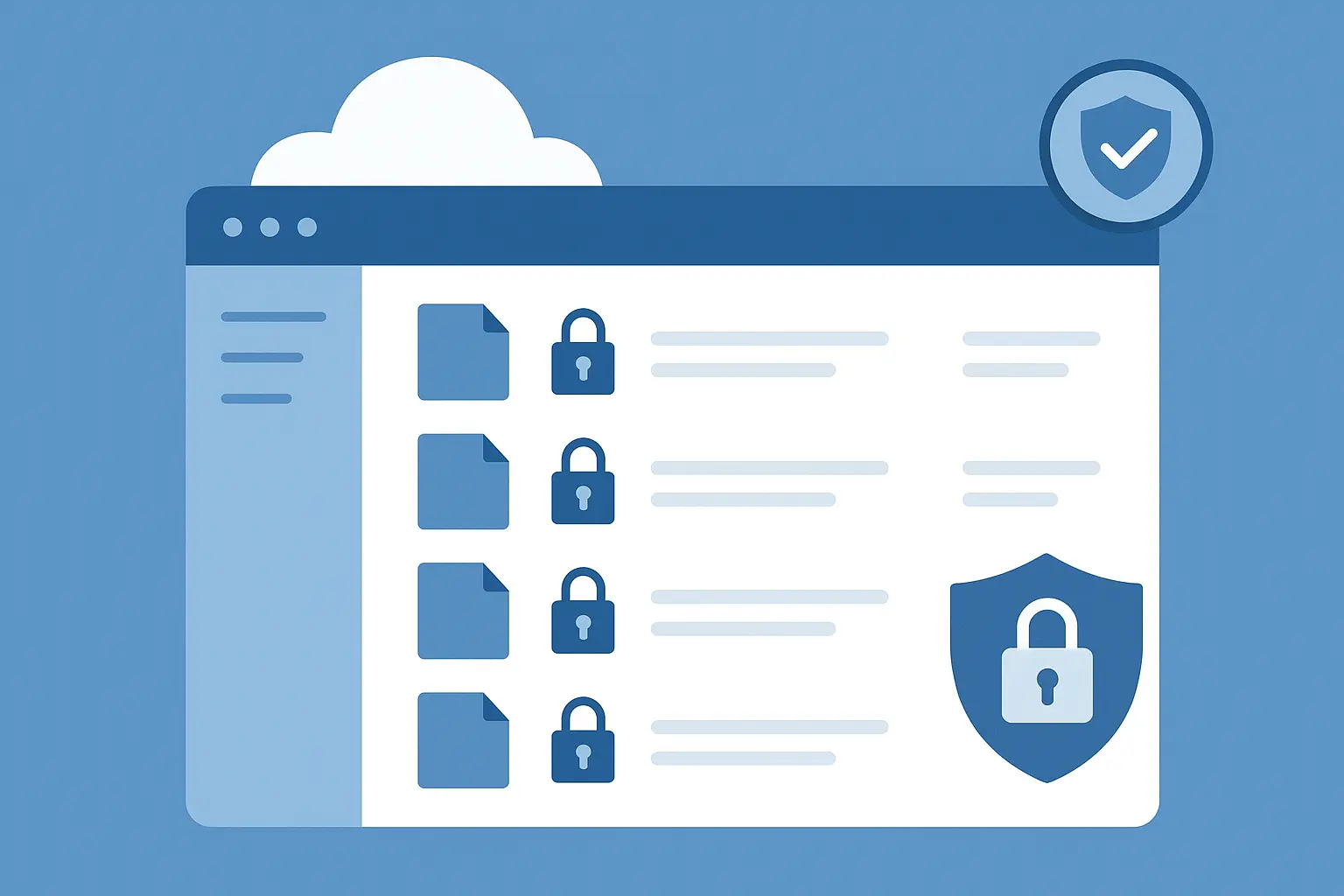 Cloud storage security configuration