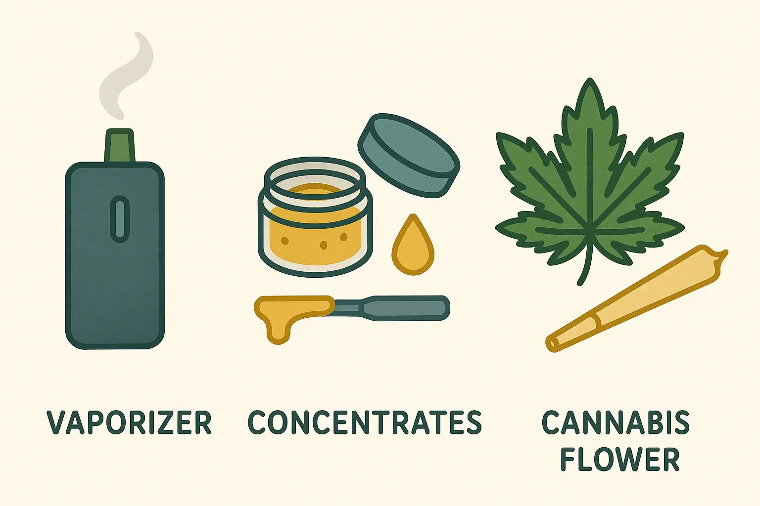 Godfather OG concentrate and vaporization equipment setup