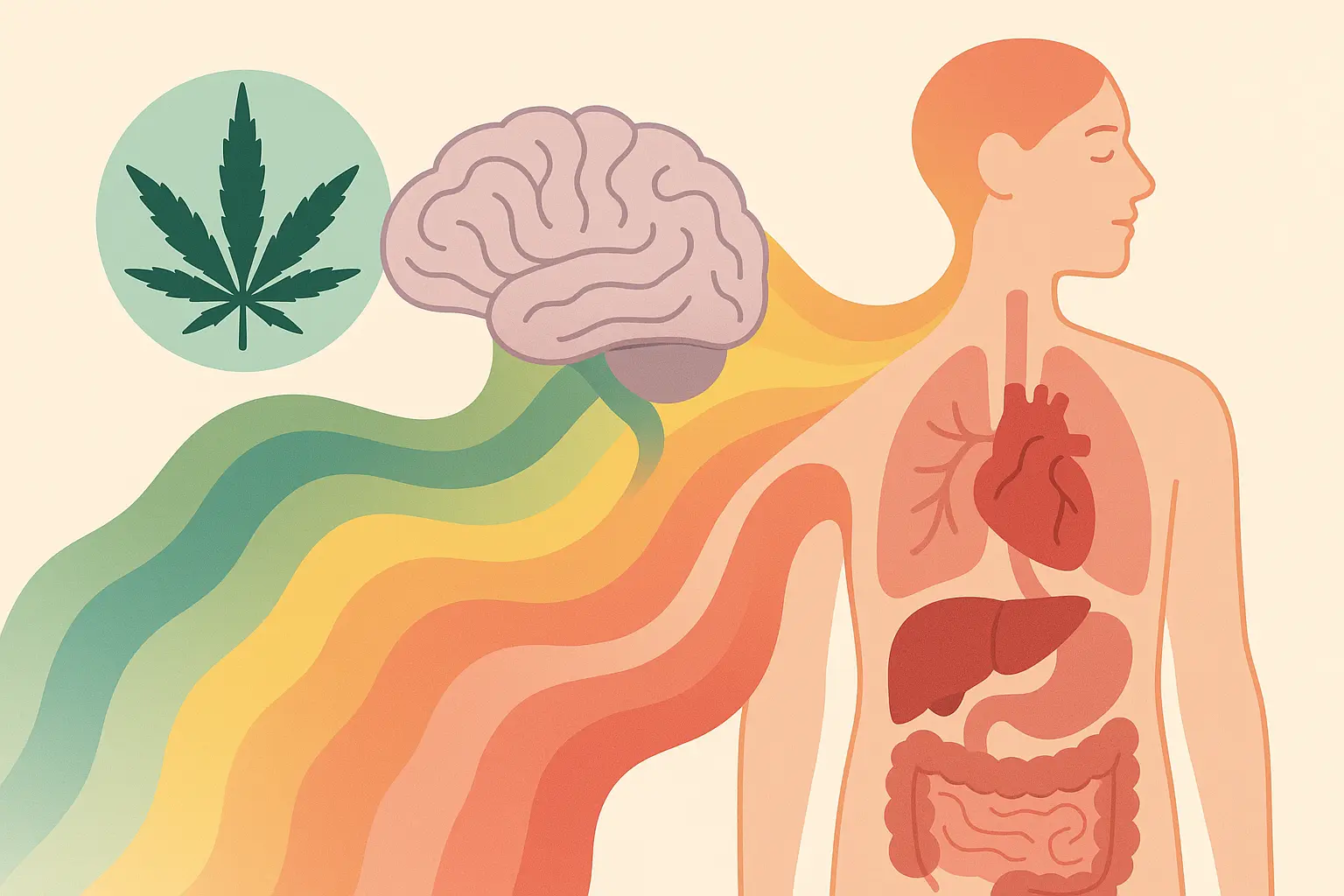 User experiencing relaxing effects from Gas Mask strain