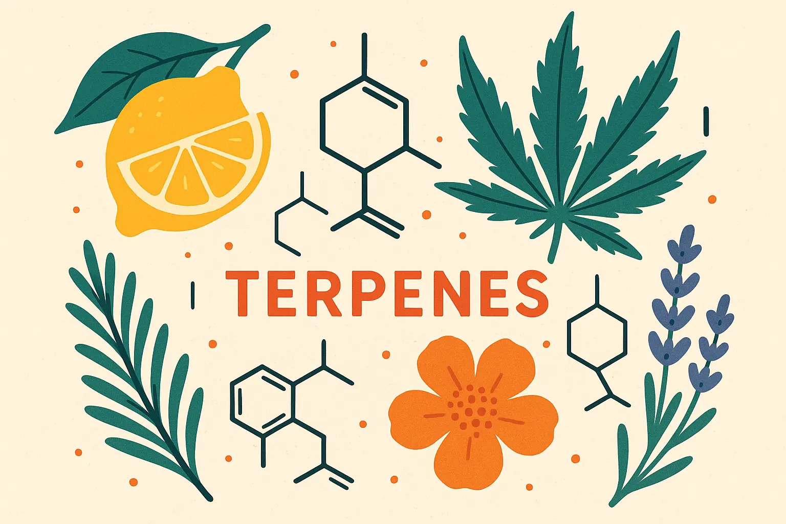 Juicy Fruit strain terpene profile visualization