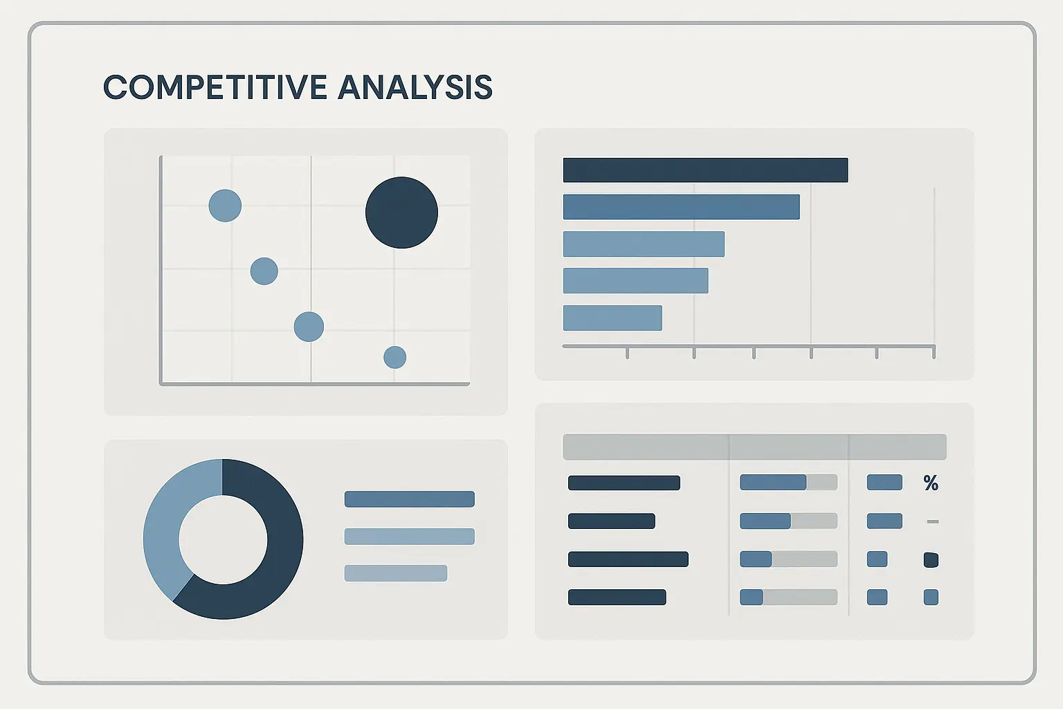 Competitive Steam revenue benchmarking dashboard