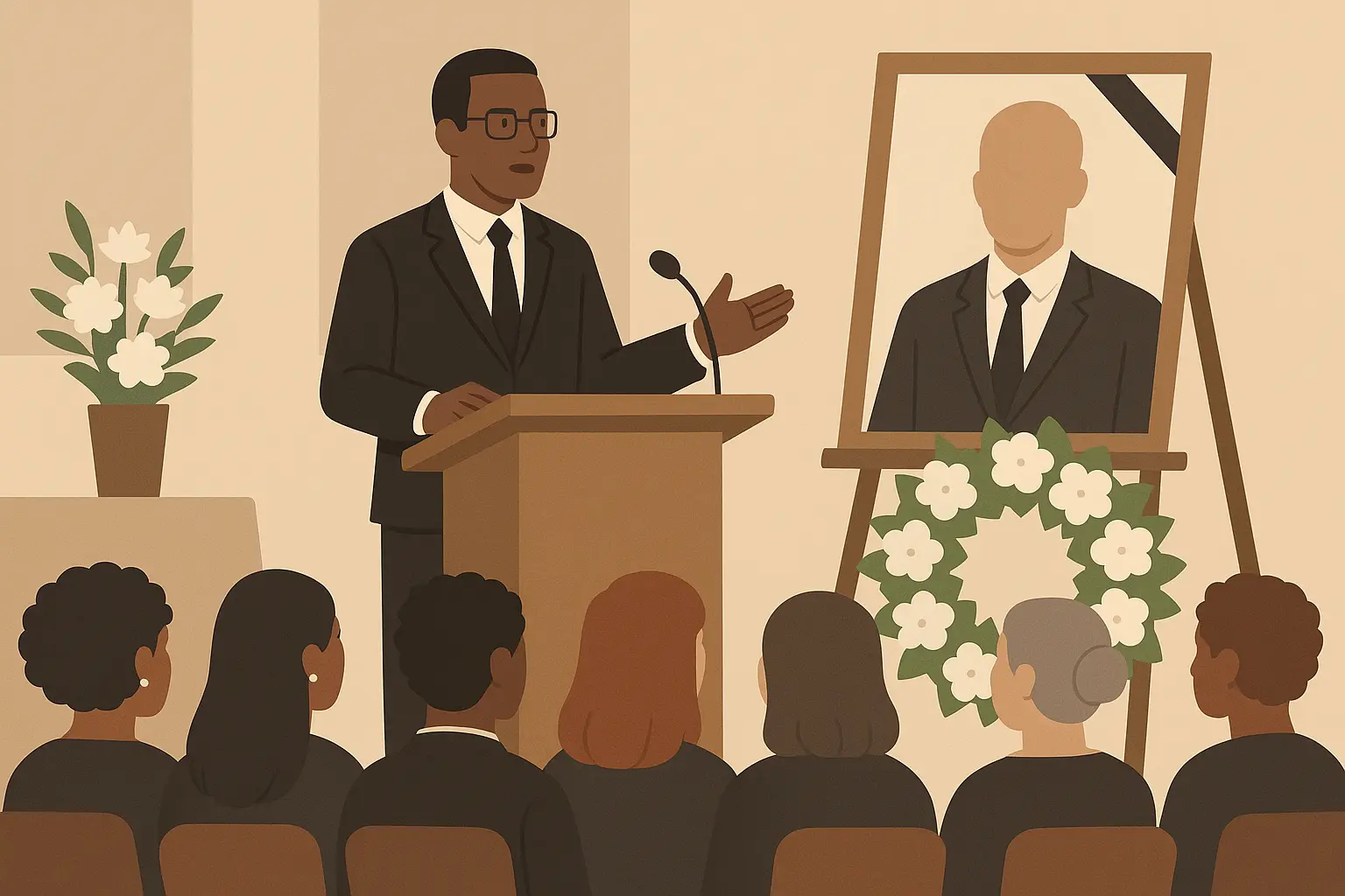 Professional memorial service delivery