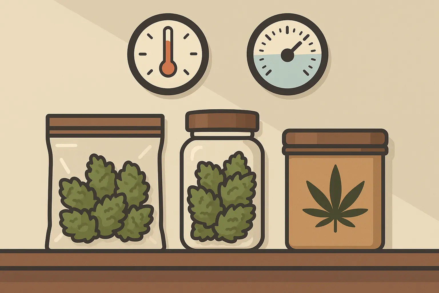 Cannabis storage methods and preservation techniques
