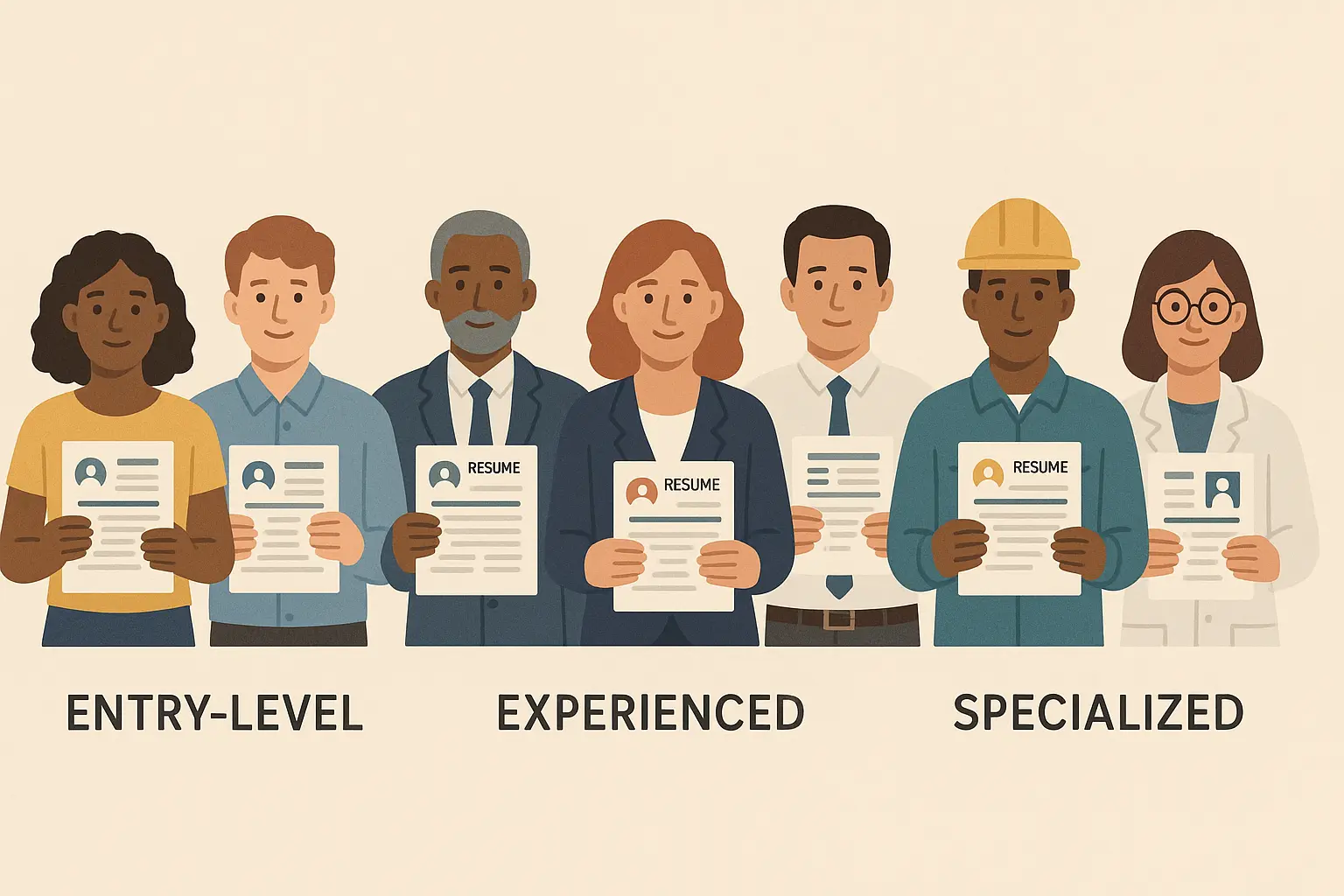 Categories of resume objectives