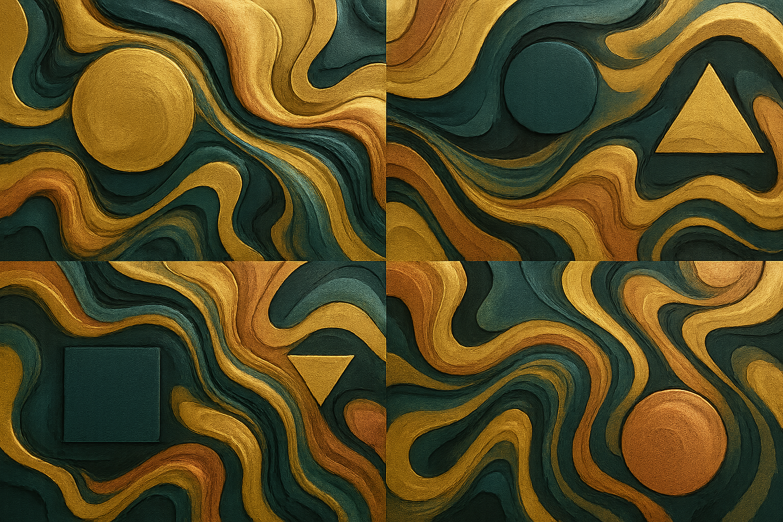 Abstract geometric kaleidoscope live wallpaper with colorful patterns