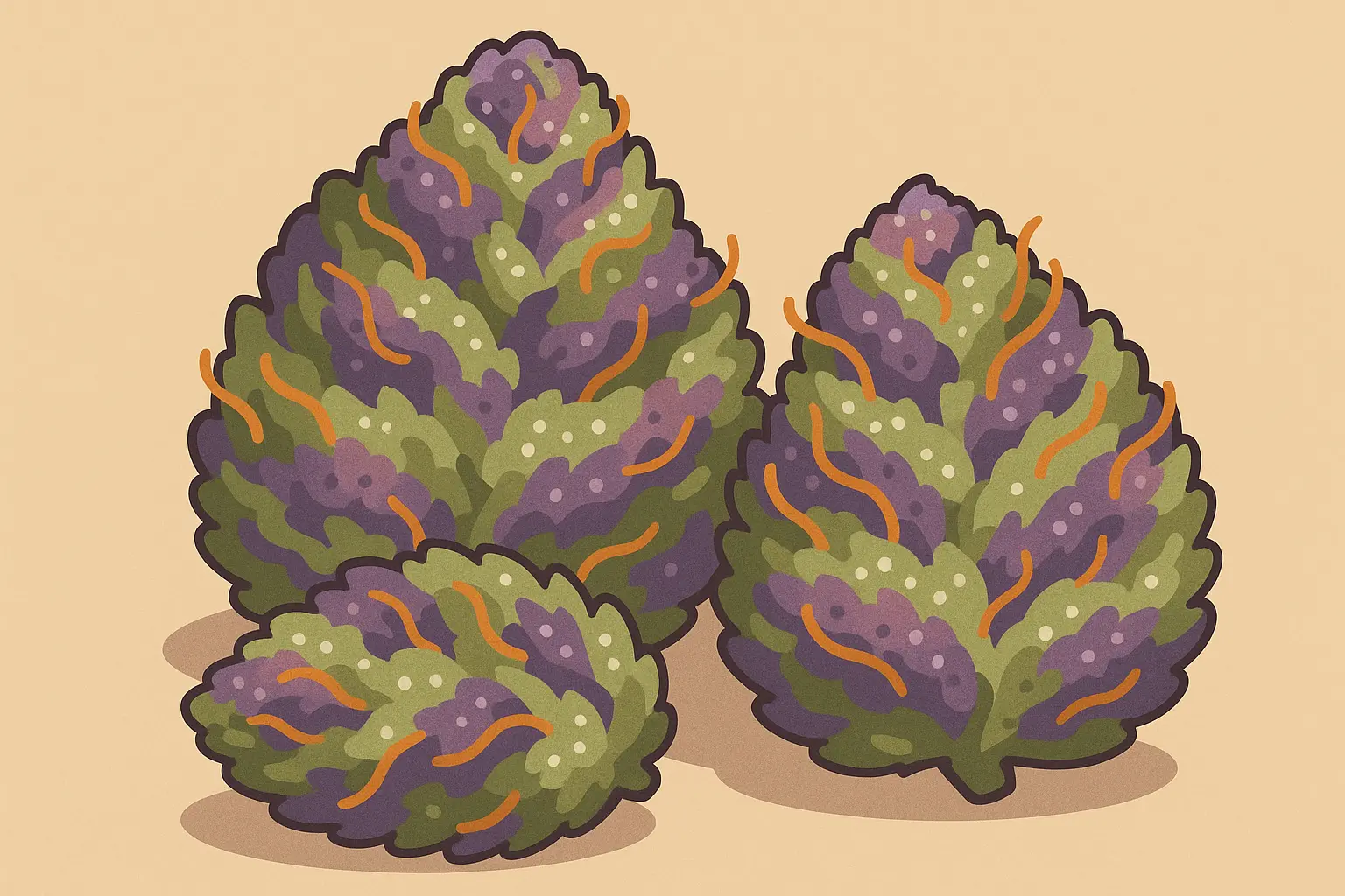 Apple Fritter cannabis strain buds showing dense structure
